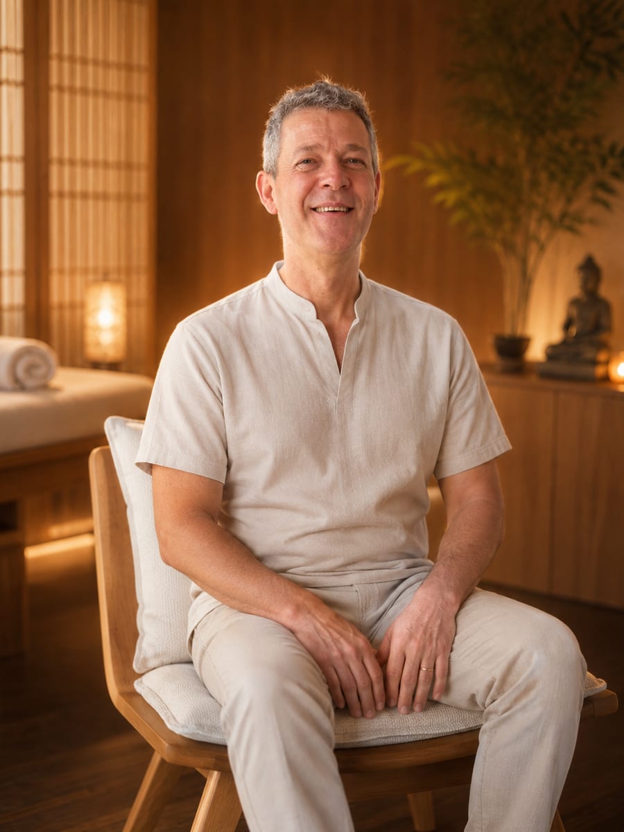 Valdecir, massoterapeuta da Jinkei